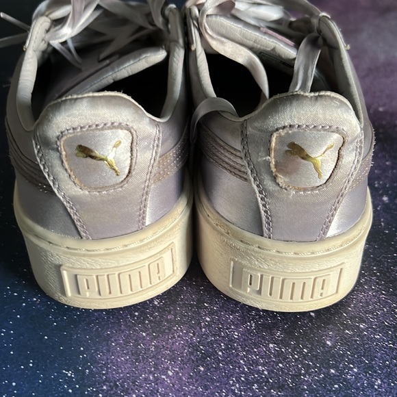 Puma Basket Creepers lavender silk ribbon 8 - Picture 3 of 8